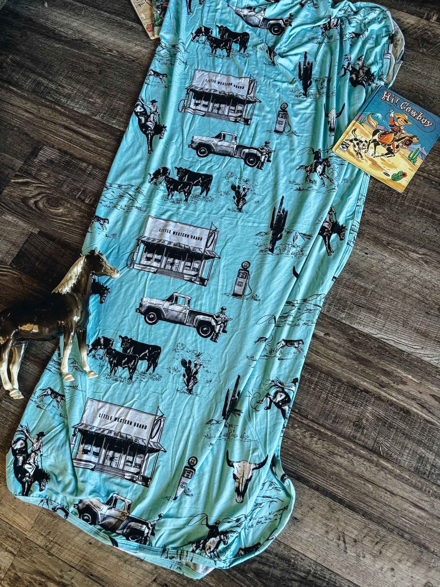The Retro Rancher Swaddle Blanket