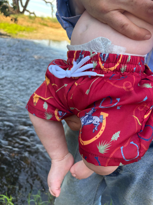 Red Arrow Swim Trunks