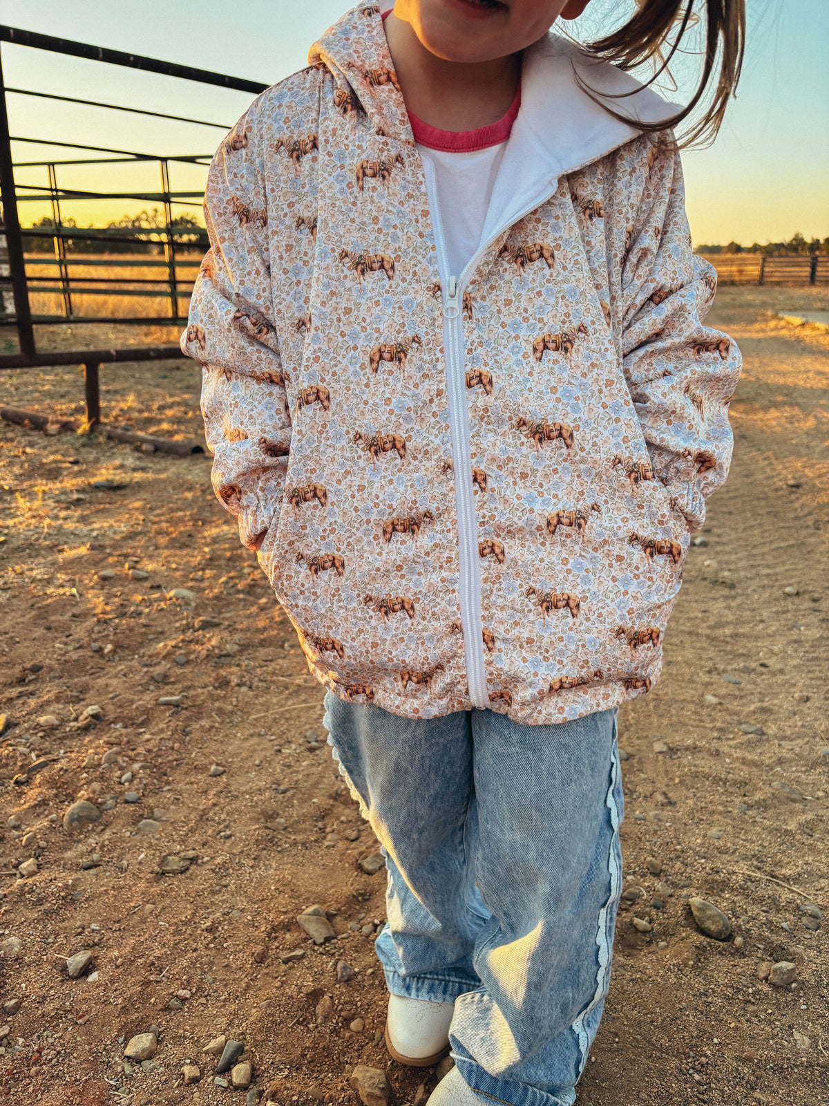 Boho Cowgirl Rain Jacket (Toddler)