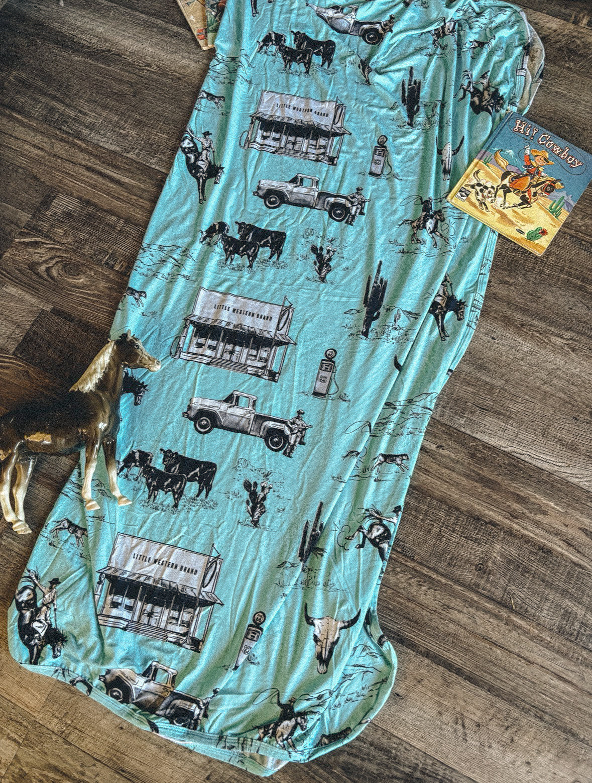 The Retro Rancher Swaddle Blanket