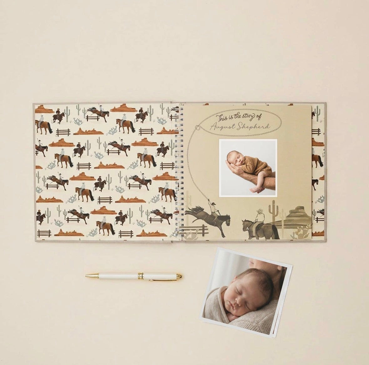My First Rodeo Baby Memory Book
