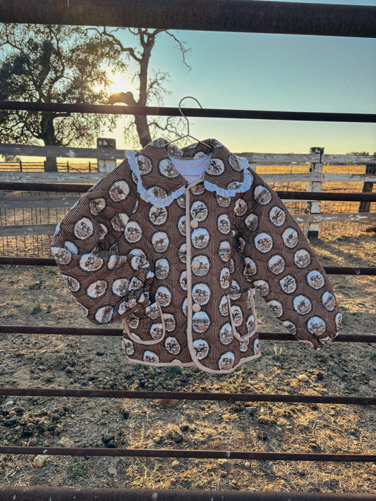 PREORDER Ranchland Toile Quilted Jacket (Toddler & Youth)