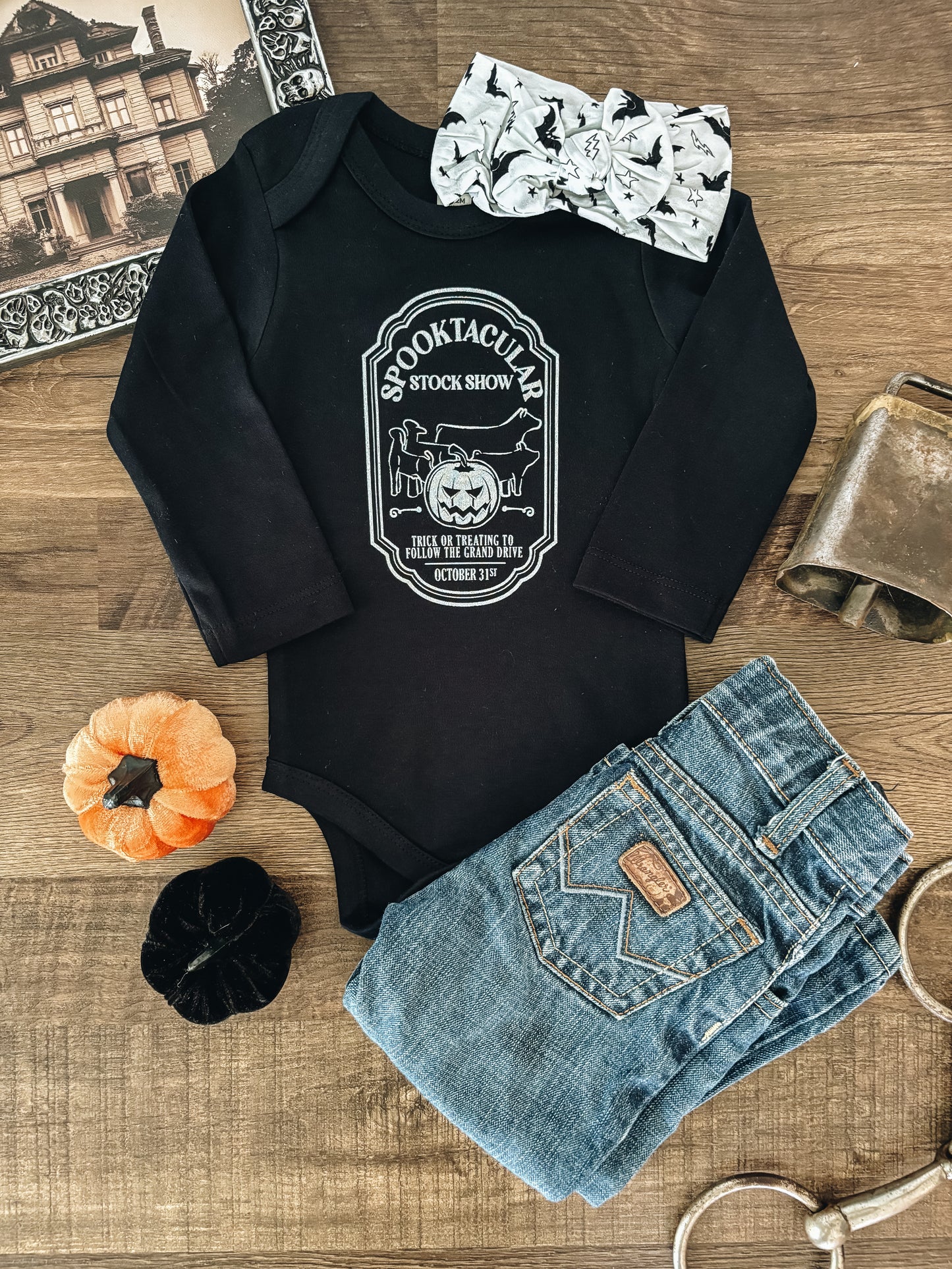 Spooky Stock Show (Baby, Toddler, & Youth) - Black