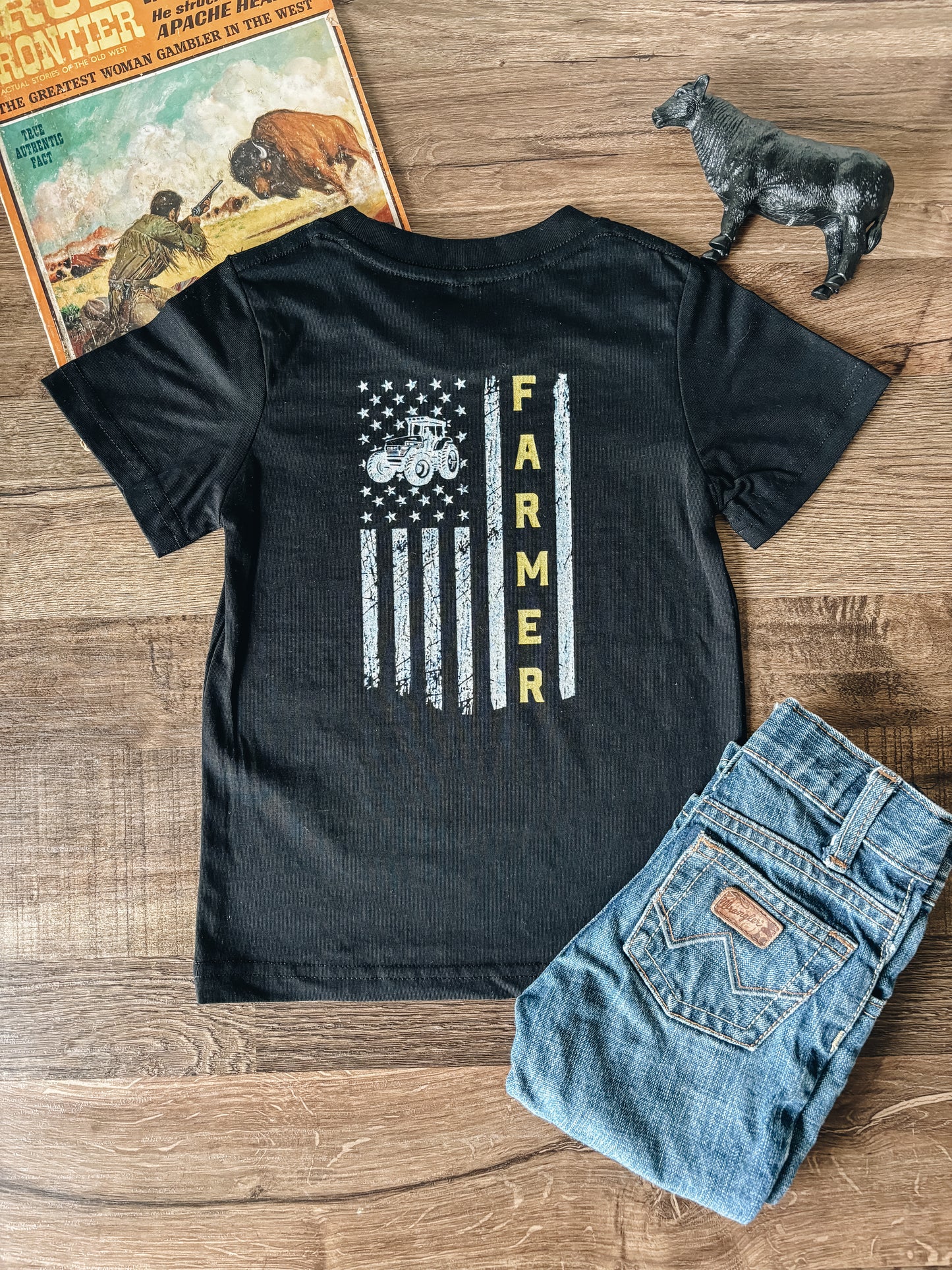 American Farmer (Toddler & Youth) - Black