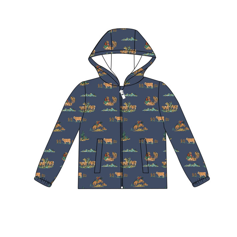 Hereford Ranch Rain Jacket (Toddler) - Navy
