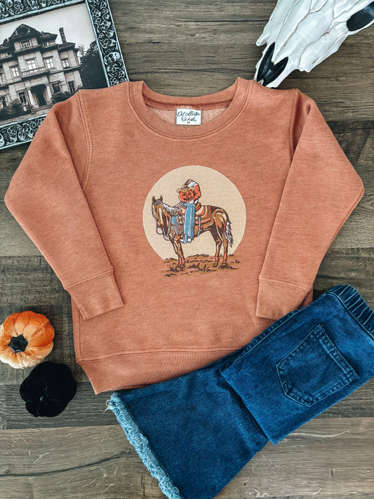 Headless Rancher Crewneck Sweatshirt (Toddler) - Autumn