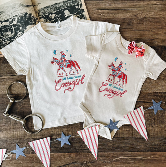 All American Cowgirl (Baby, Toddler, & Youth) - Natural