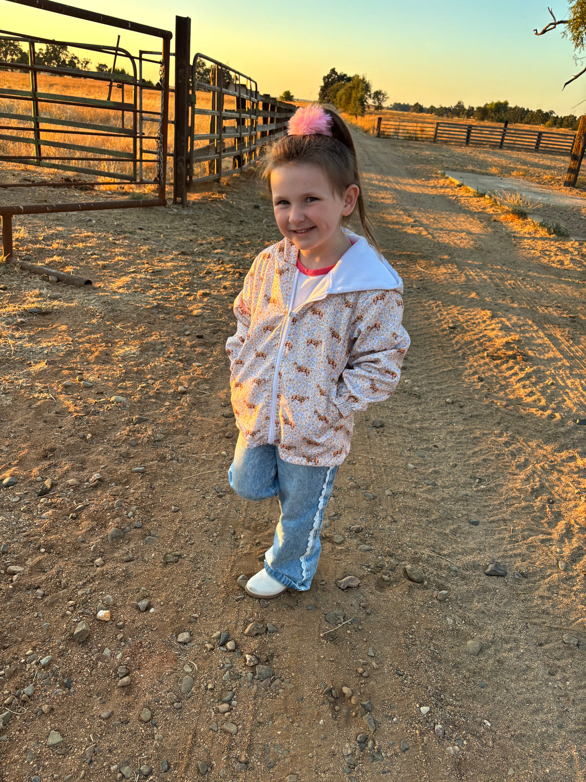 Boho Cowgirl Rain Jacket (Toddler)