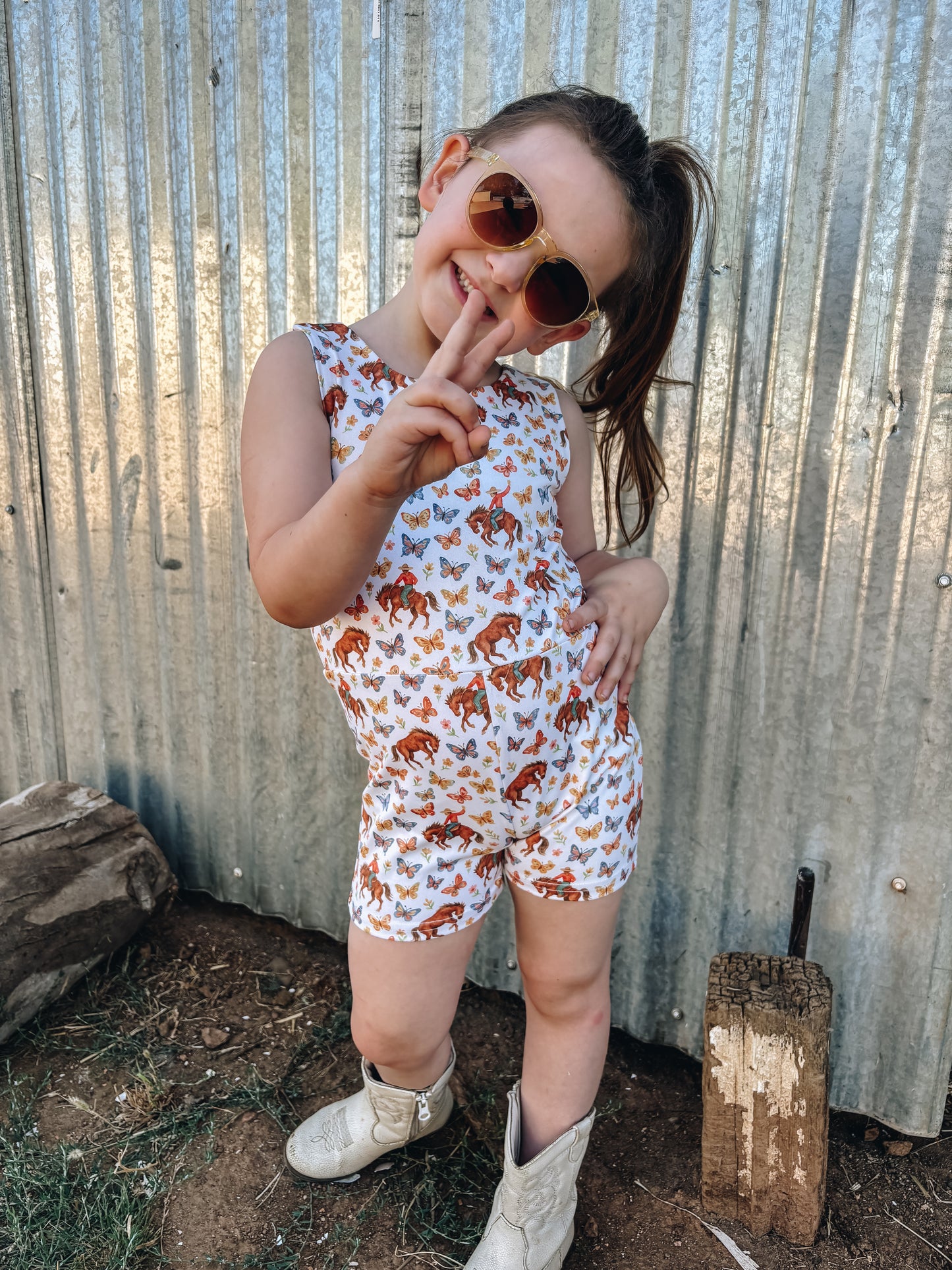 Butterfly Buckaroo Unitard