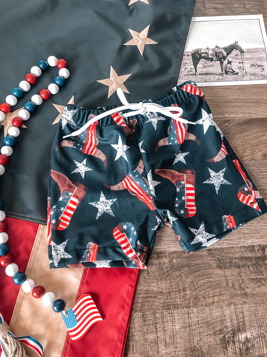 American Cowboy Boys Shorts (Baby, Toddler & Youth)