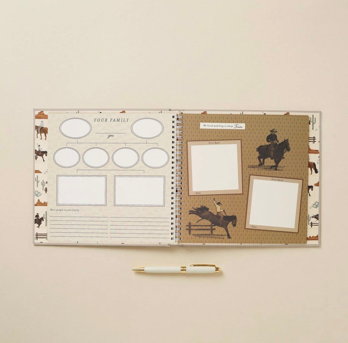 My First Rodeo Baby Memory Book