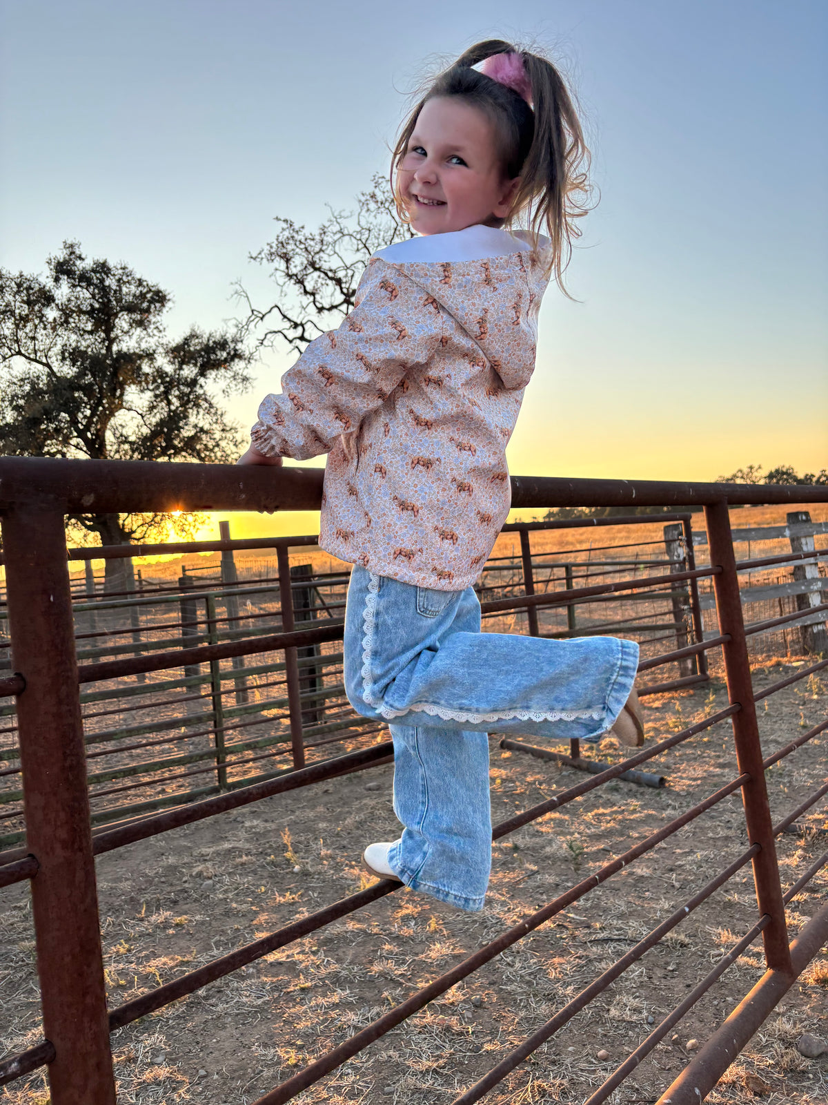 Boho Cowgirl Rain Jacket (Toddler)