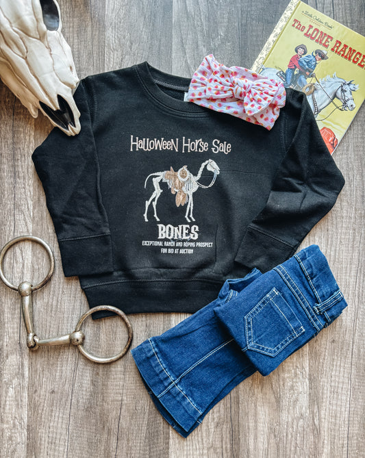 Bones For Sale Sweatshirt (Toddler & Youth) - Black