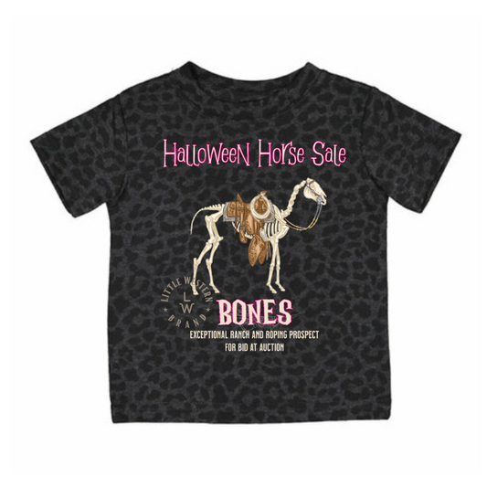 Bones For Sale (Baby, Toddler, & Youth) - Black Leopard