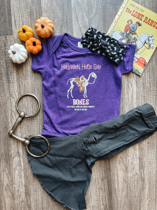 Bones for Sale (Baby, Toddler, & Youth) - Purple