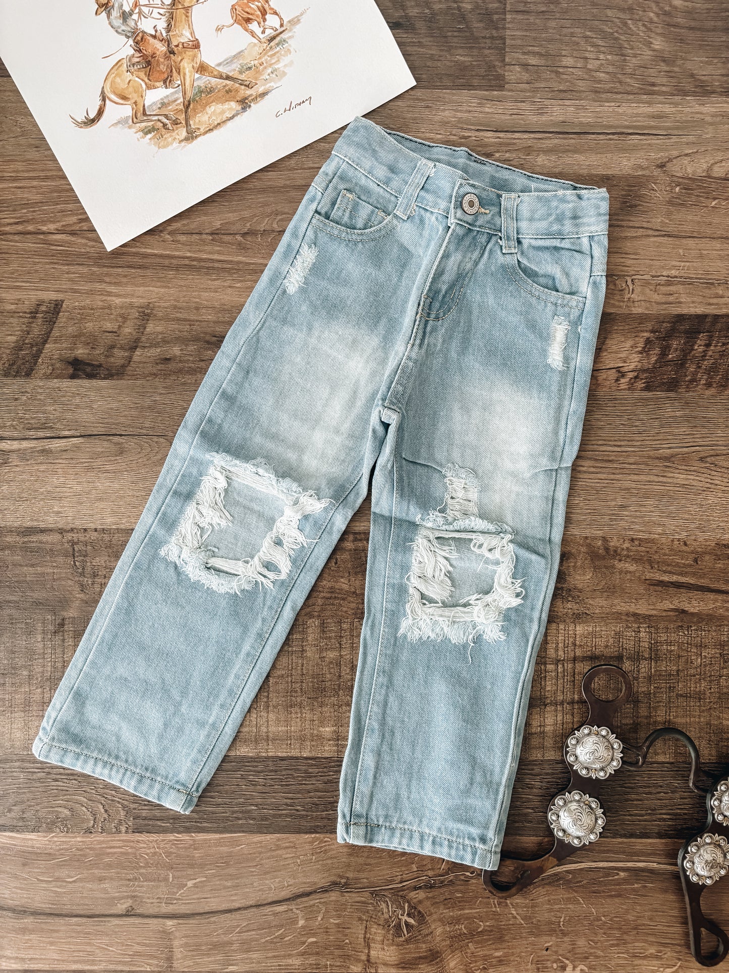 Carter Distressed Denim (Baby & Toddler)