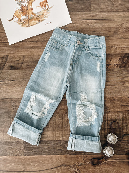 Carter Distressed Denim (Baby & Toddler)