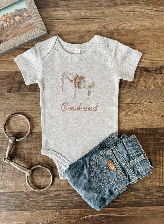 Cowhand (Baby, Toddler, & Youth) - Grey