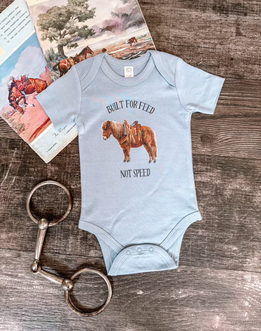 Built For Feed Baby Bodysuit - Rain