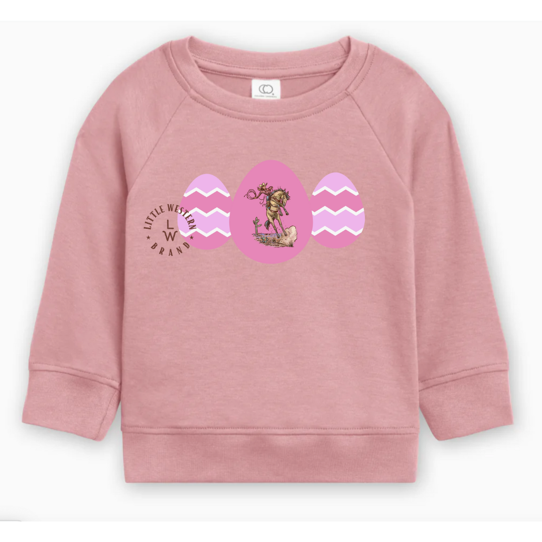 Desert Bucks Easter Pullover (Baby & Toddler) Rose