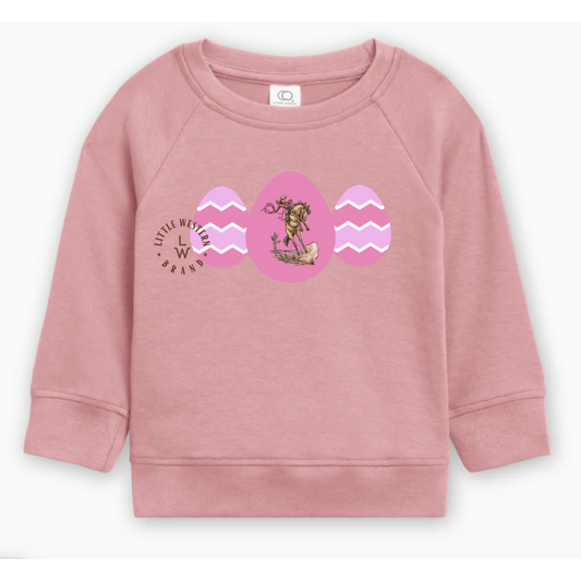 Desert Bucks Easter Pullover (Baby & Toddler) Rose