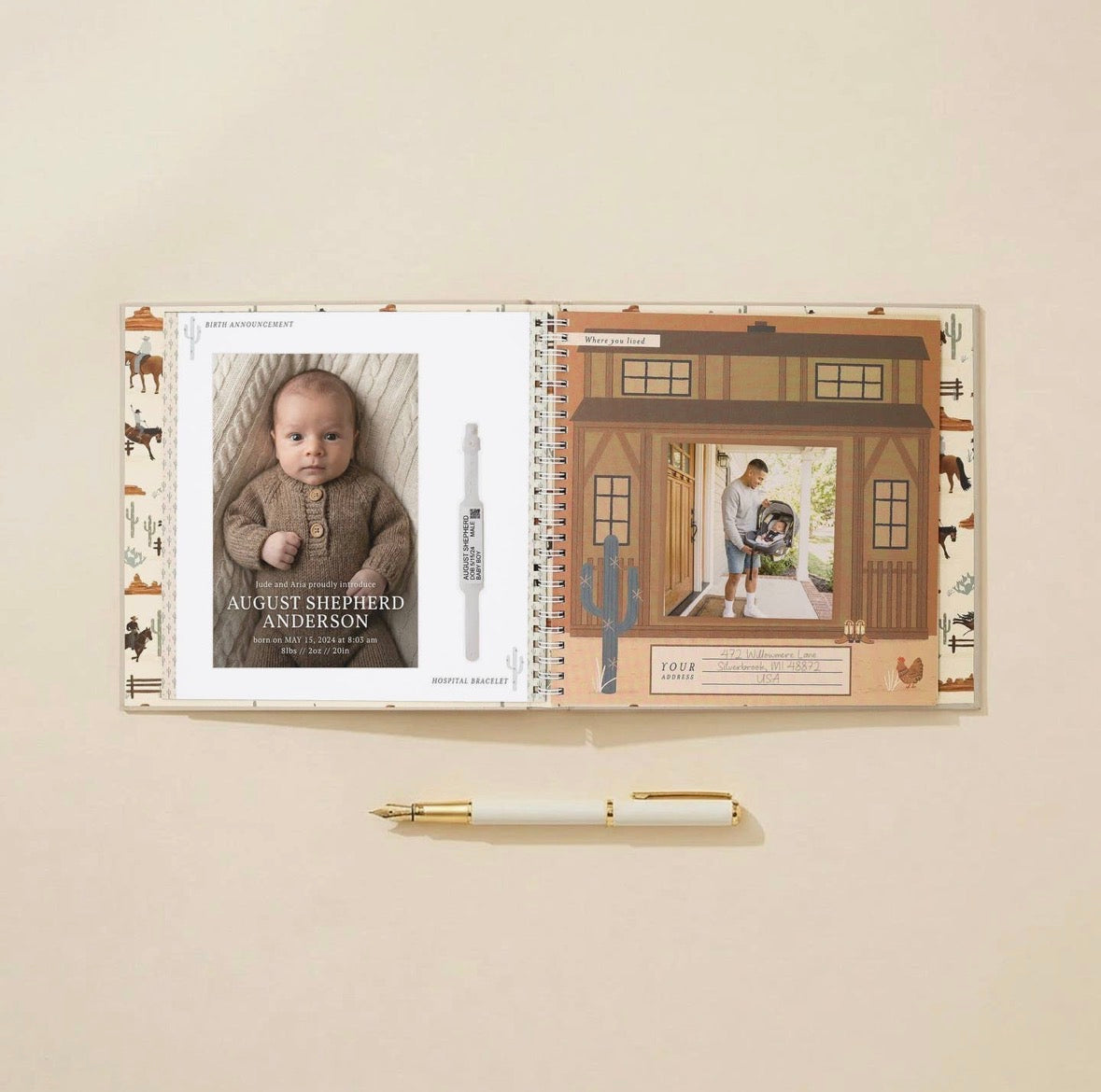 My First Rodeo Baby Memory Book