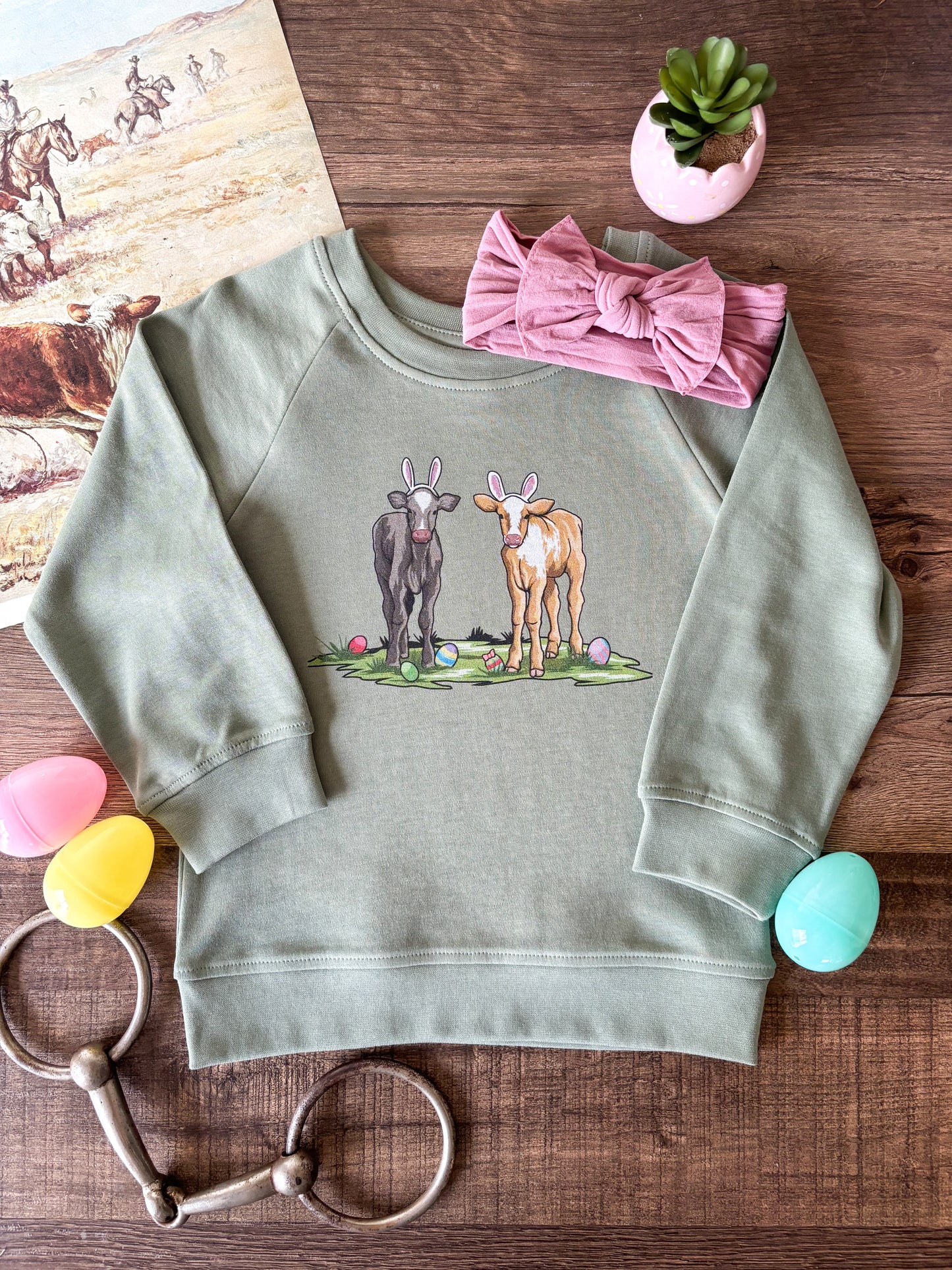 Easter Calves Pullover (Baby & Toddler) - Thyme