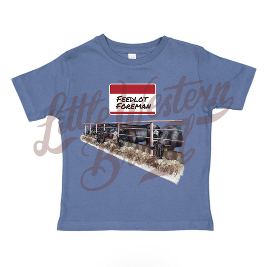 Feedlot Foreman (NB, 3-6M, 6M, 12M, 2T, 7Y) - Blue