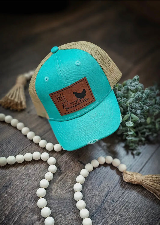 Free Range Turquoise Trucker Hat (Toddler)