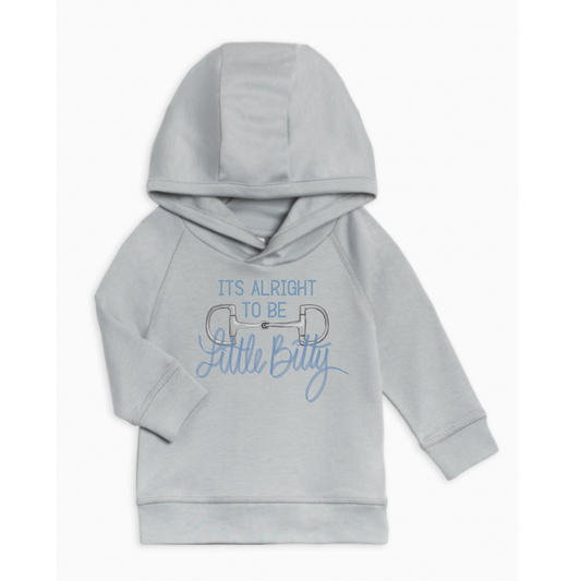 Little Bitty Hooded Pullover (Baby & Toddler) - Mist & Blue