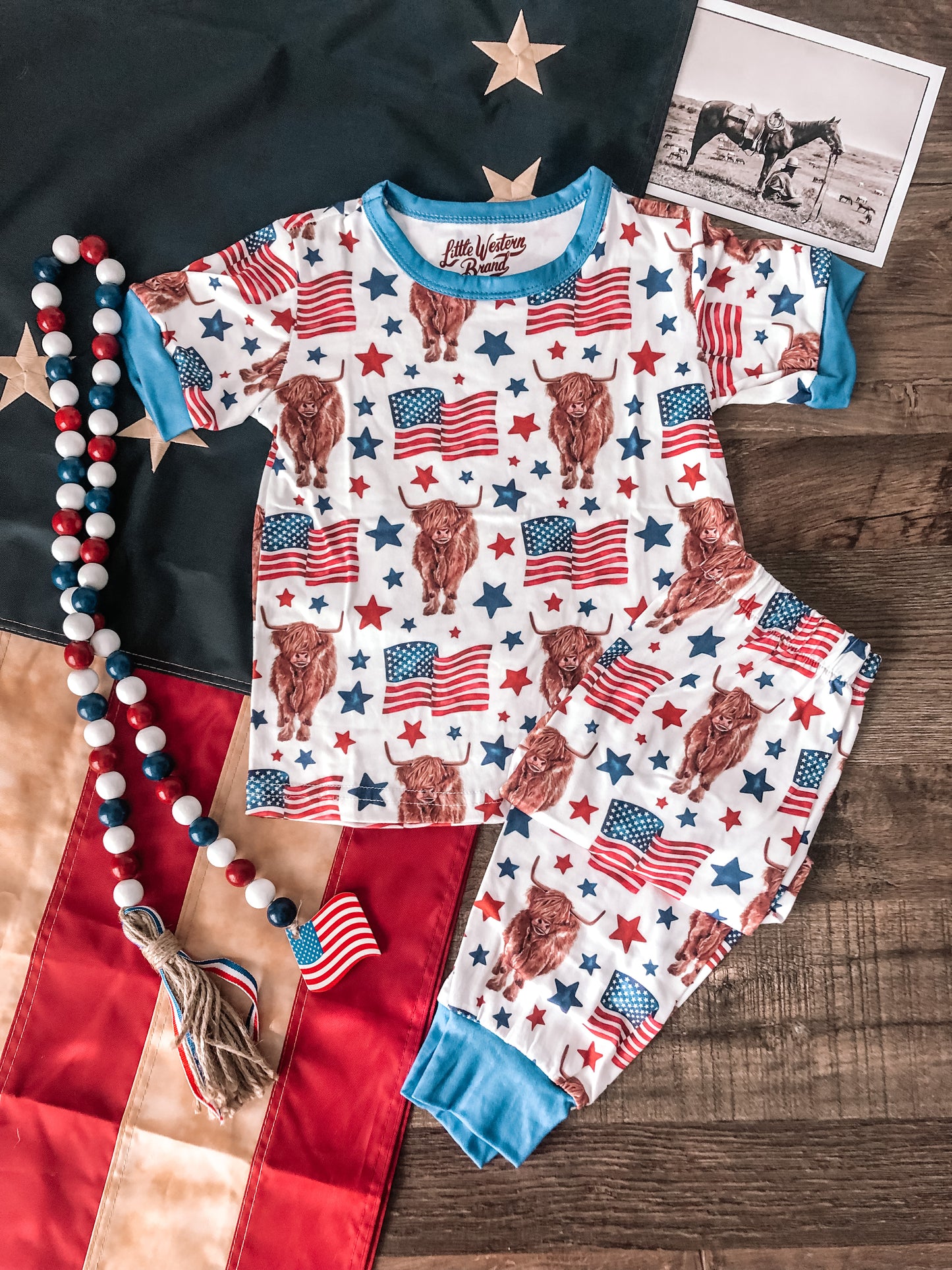 Patriotic Highland Pajamas (Baby, Toddler & Youth)