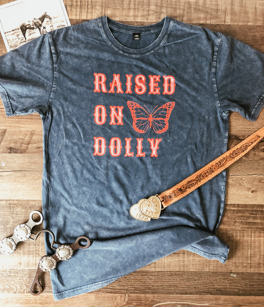 Raised on Dolly (Adult) - Stone Washed Navy