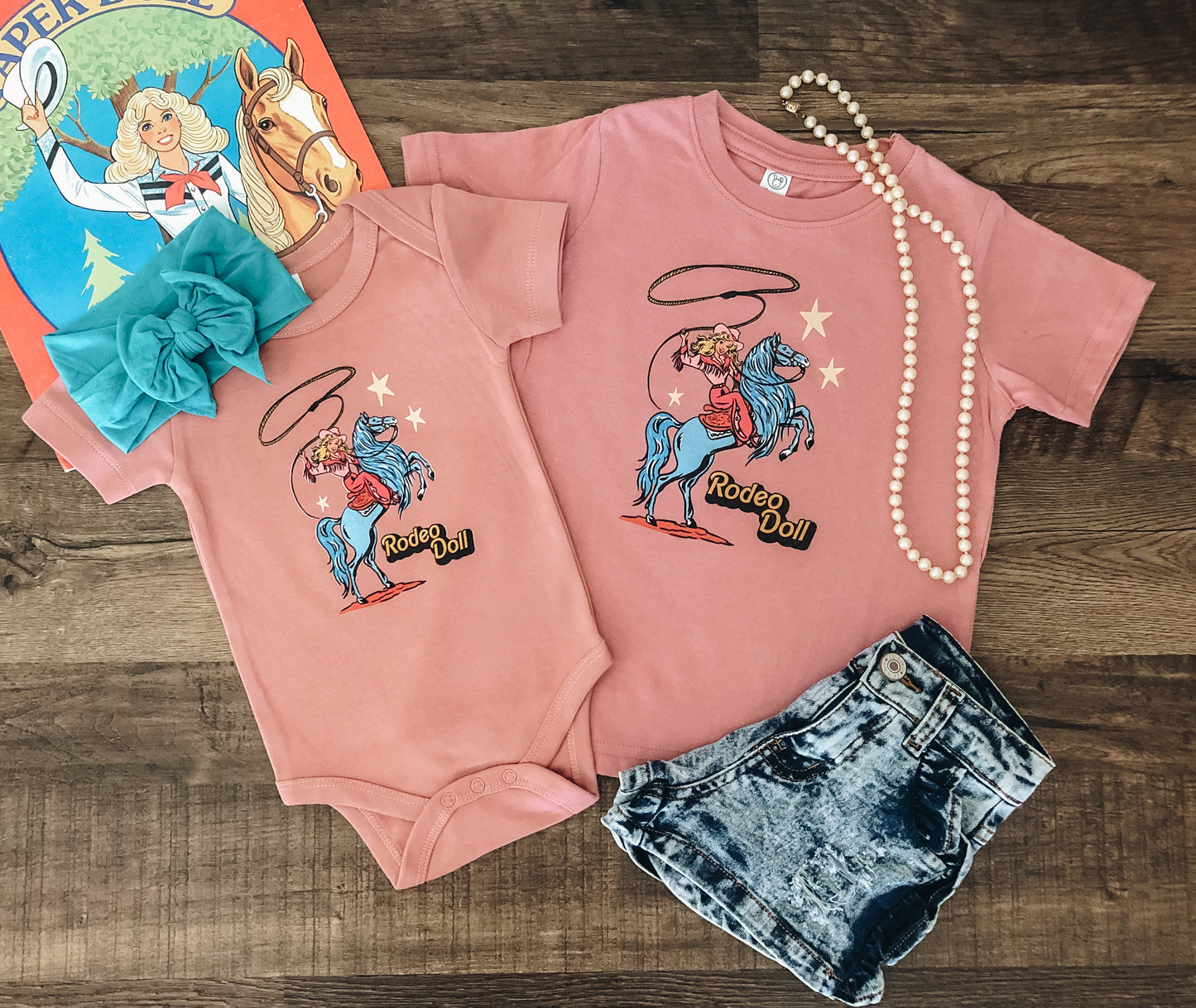 Rodeo Doll (Baby, Toddler, & Youth) - Mauve Pink
