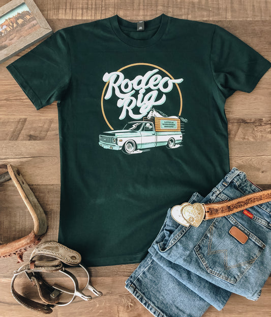 Rodeo Rig Tee (Adult) - Pine Green