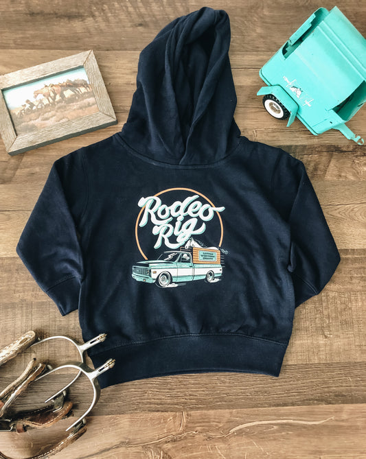 Rodeo Rig Toddler Hooded Sweatshirt (Toddler) - Navy