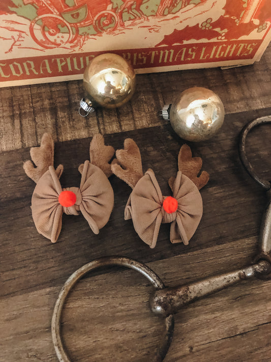 2PK Novelty Baby Fab Clips: Rudolph