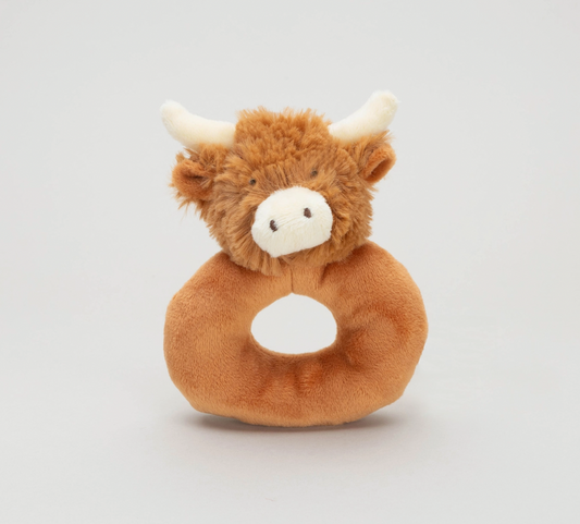 Highland Baby Plush Toy Rattle