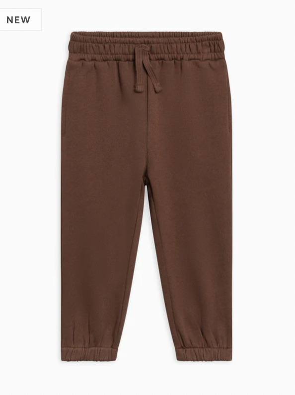 Leif Fleece Sweatpants (Baby & Toddler) - Chestnut