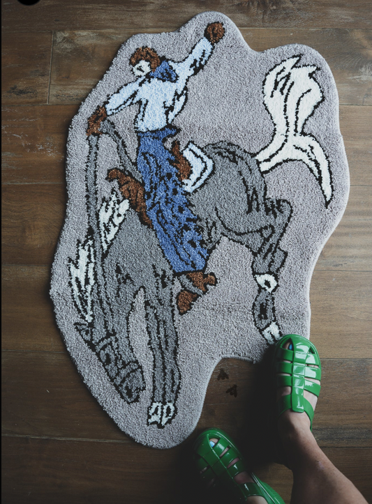 Bronc Buster Rug