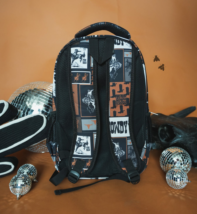 Boot Stitch Howdy Backpack, Lunchbox, or Pencil Pouch