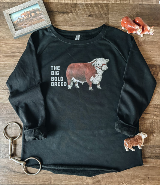 The Big Bold Breed Sweatshirt (Women's) - Black