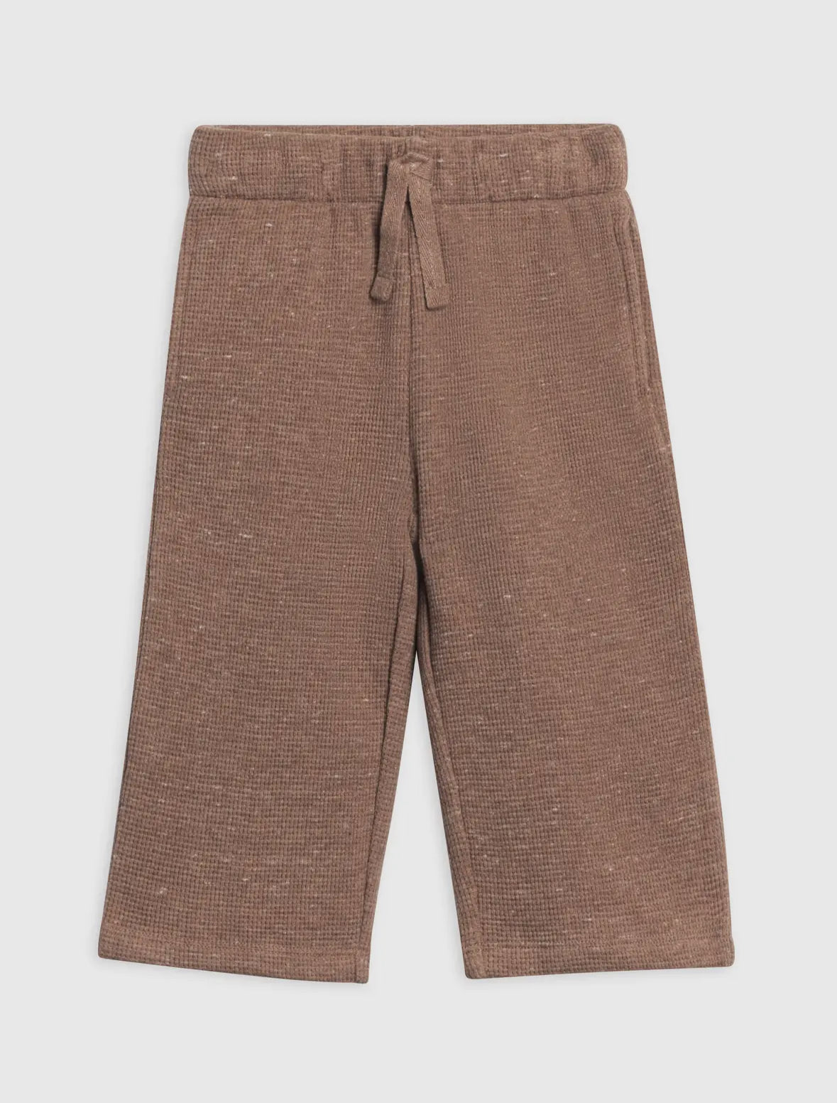 Clove Waffle Knit Joggers (Baby & Toddler) - Mocha