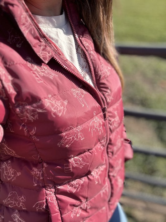 Vintage Rodeo Puffer Jacket (Women's) - PreOrder