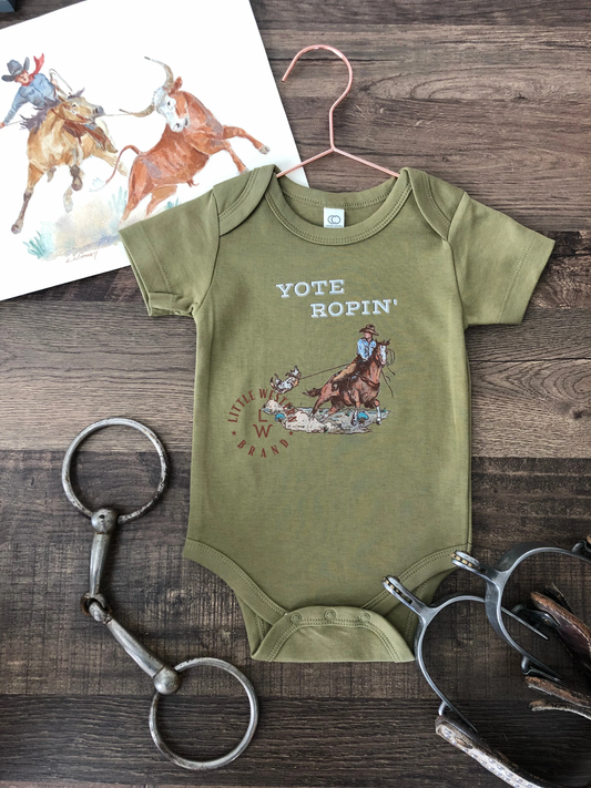 Yote Ropin' (Baby, Toddler & Youth) - Hunter Green