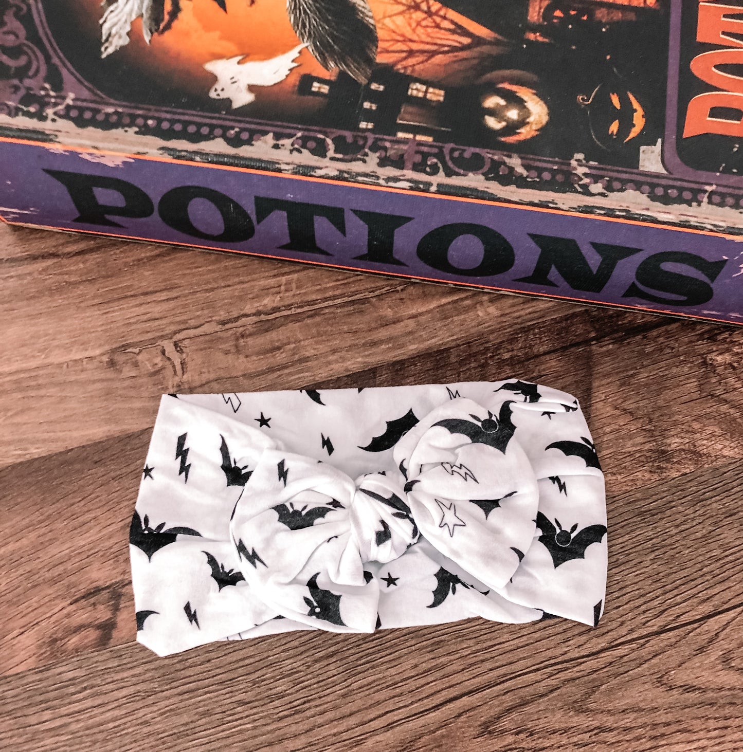 Spooky Bat Halloween Nylon Headband