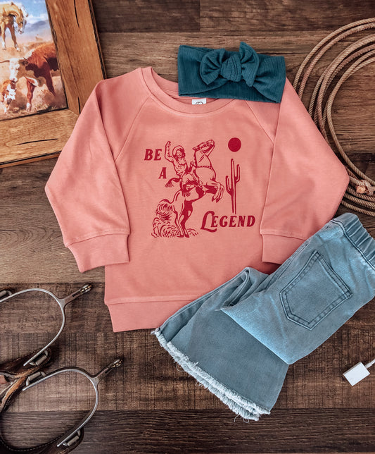 Be a Legend Pullover (Baby & Toddler) Rose