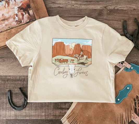 Cowboy Livin' (Baby, Toddler, & Youth) - Latte