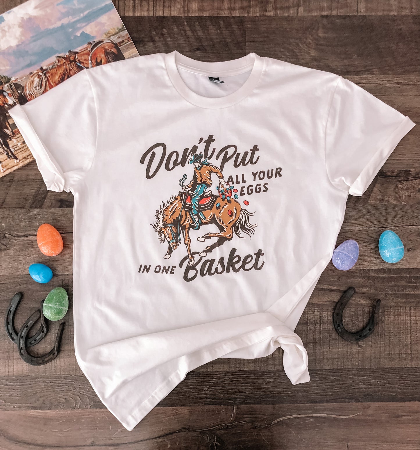 Don't Put All Your Eggs In One Basket Tee - Adult