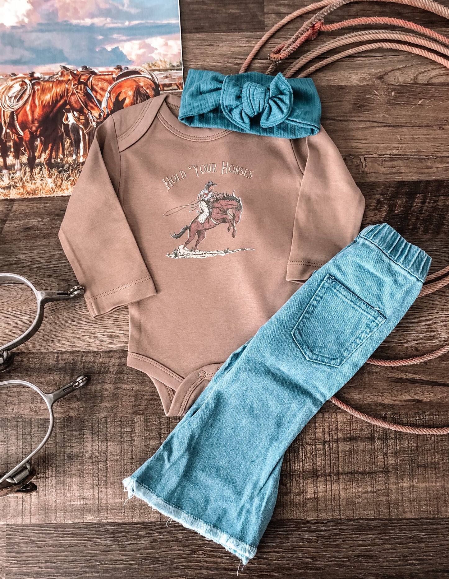 Hold Your Horses bodysuit (Baby, Toddler, & Youth)