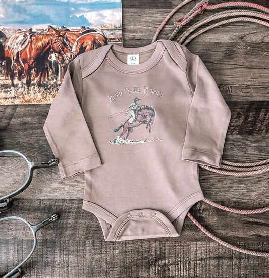 Hold Your Horses bodysuit (Baby, Toddler, & Youth)